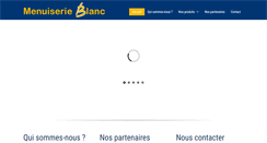 Desktop Screenshot of menuiserie-blanc.fr